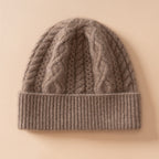 Thick-Knit Cashmere Beanie
