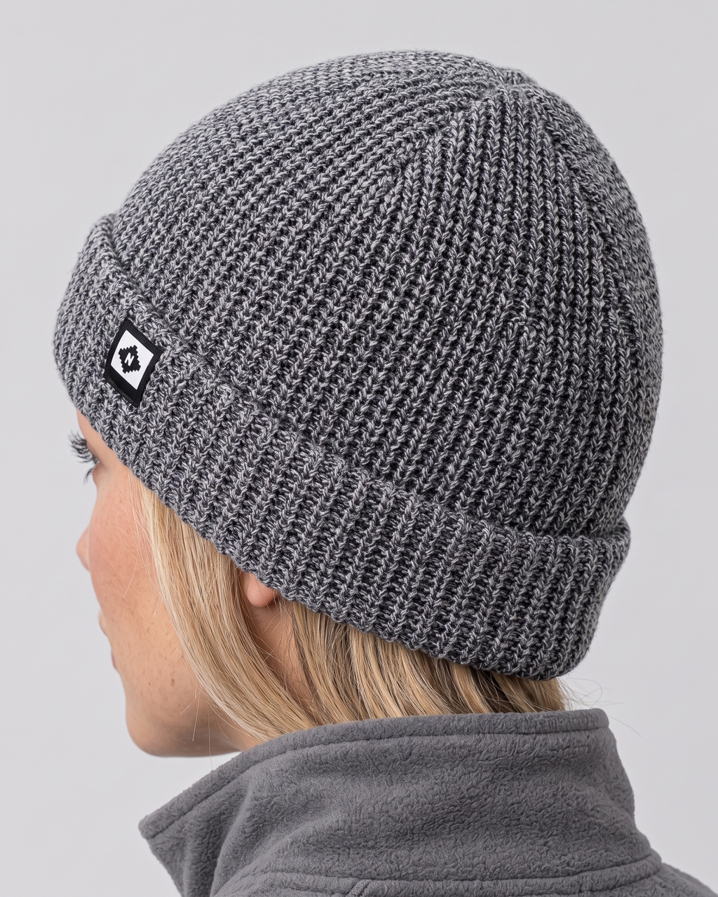 Women's Fleece-Lined Knit Beanie — fit detail [wb-gender-final-86]