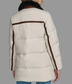 Dutton Down Parka with Leather Trim