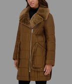 Astor Faux Shearling Hooded Jacket