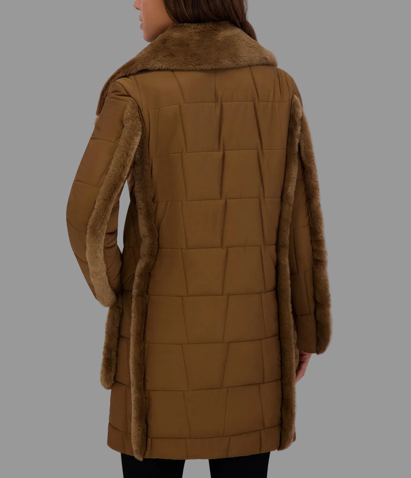 Astor Faux Shearling Hooded Jacket