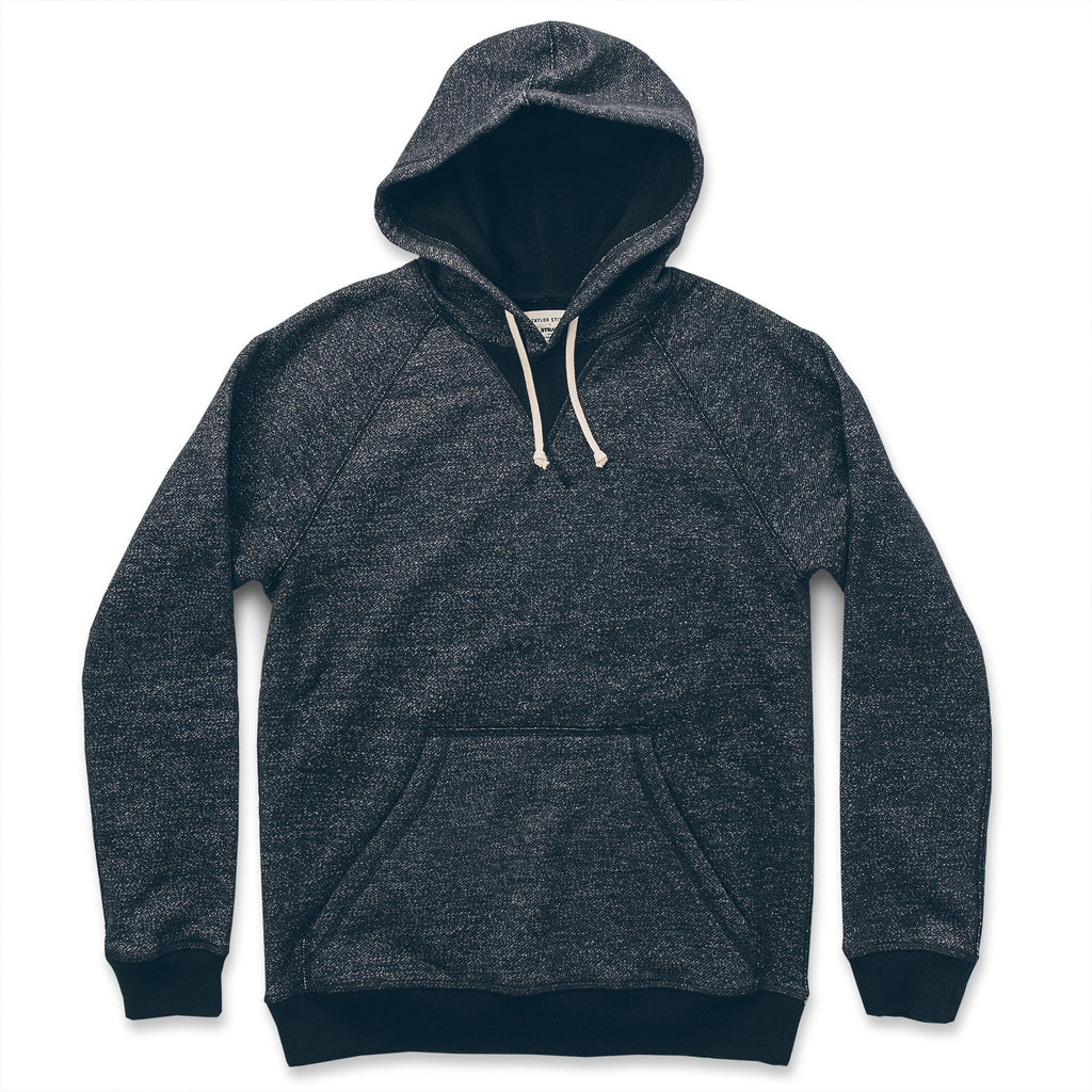 Men's The Hoodie in Charcoal Fleck Fleece — Sweater
