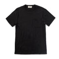 Men's The Crewneck Pocket Tee in Black Merino — Sweater