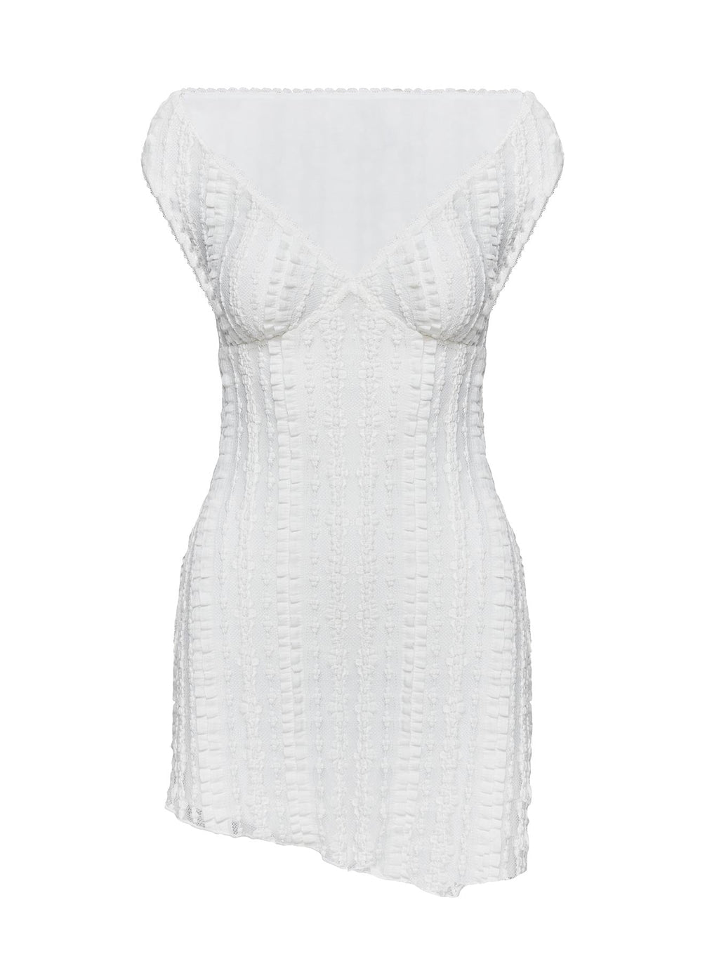 Women's Breezy Off The Shoulder Mini Dress White — Dress