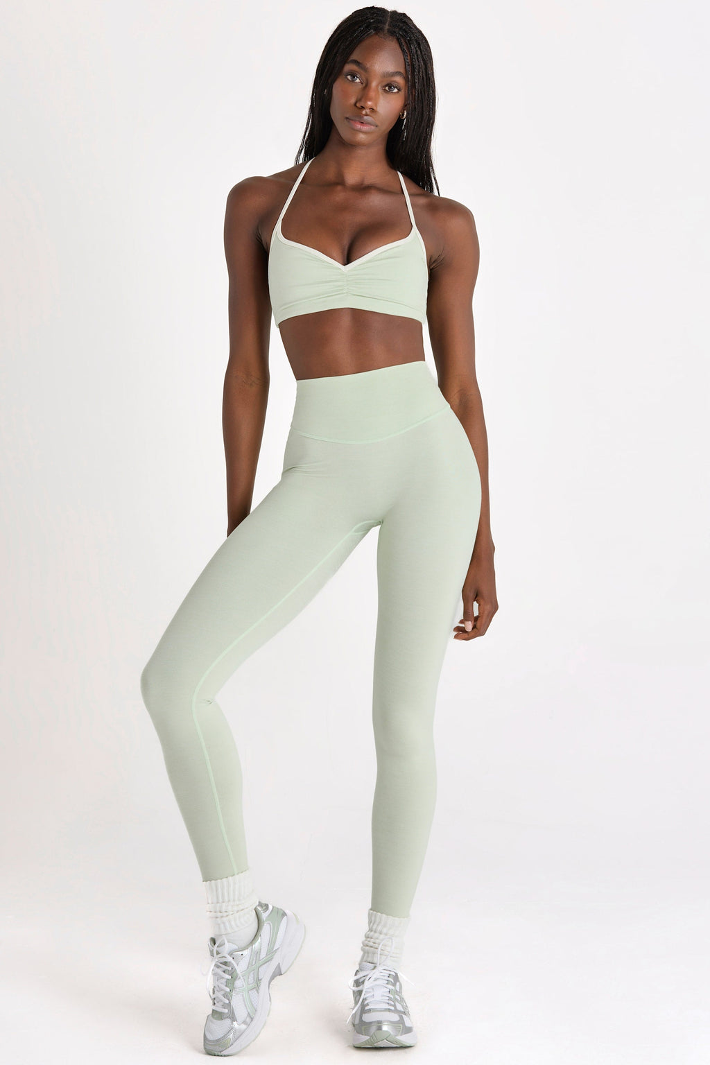 Women's Soft Active Full-Length Leggings in Pistachio — Activewear