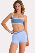 Women's Soft Active Shorts in Sky