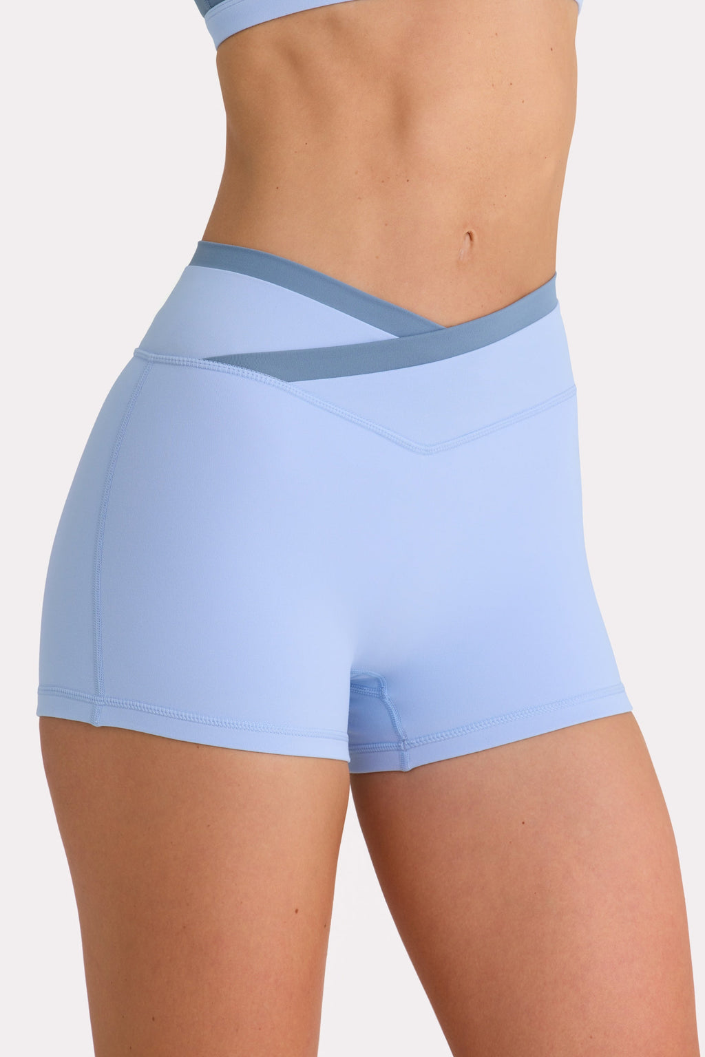 Women's Soft Active Shorts in Sky