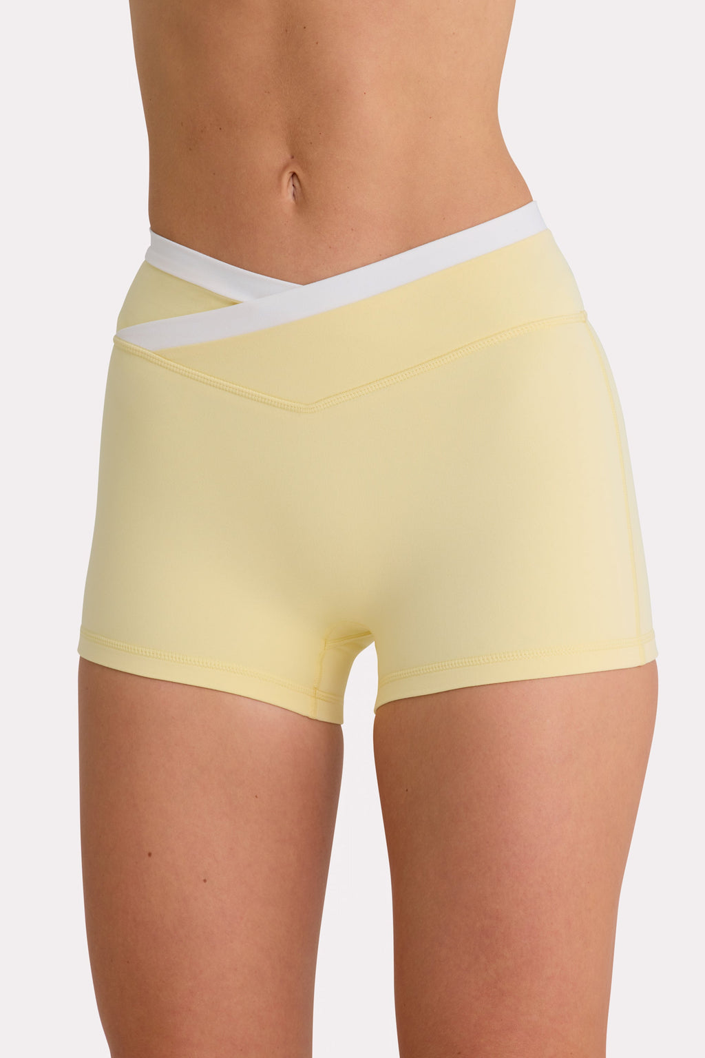 Women's Soft Active Shorts in Lemon