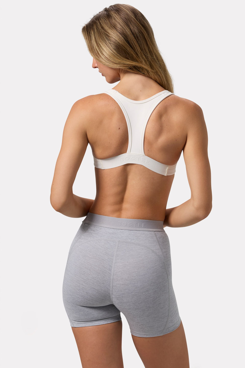 Women's Soft Active Sports Bra in White — Activewear