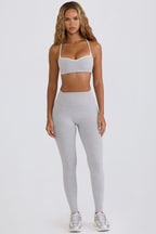 Women's Soft Active Mid-Rise Leggings in Grey — Activewear