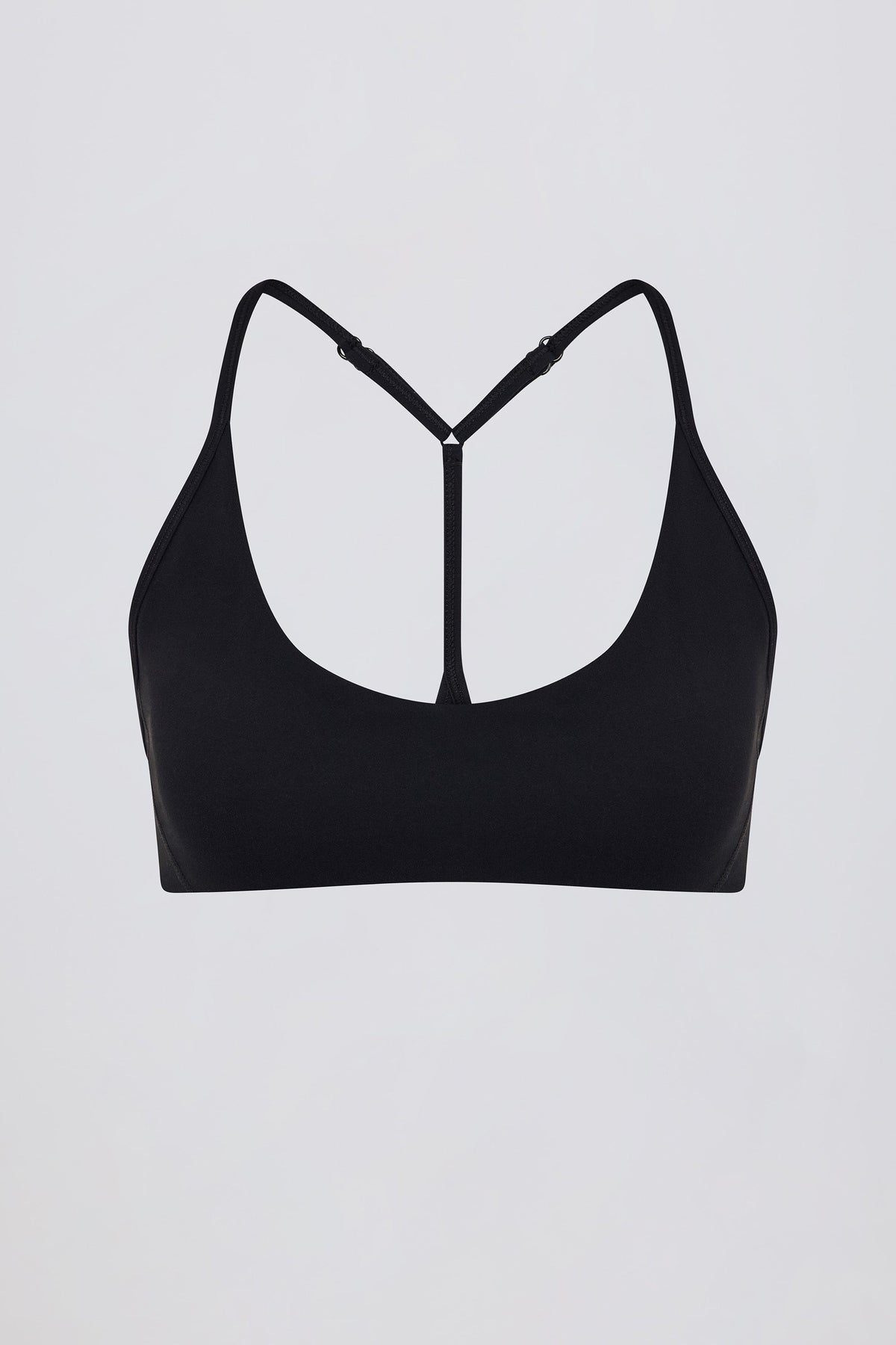 Women's Soft Active Racerback Sports Bra in Black — Activewear
