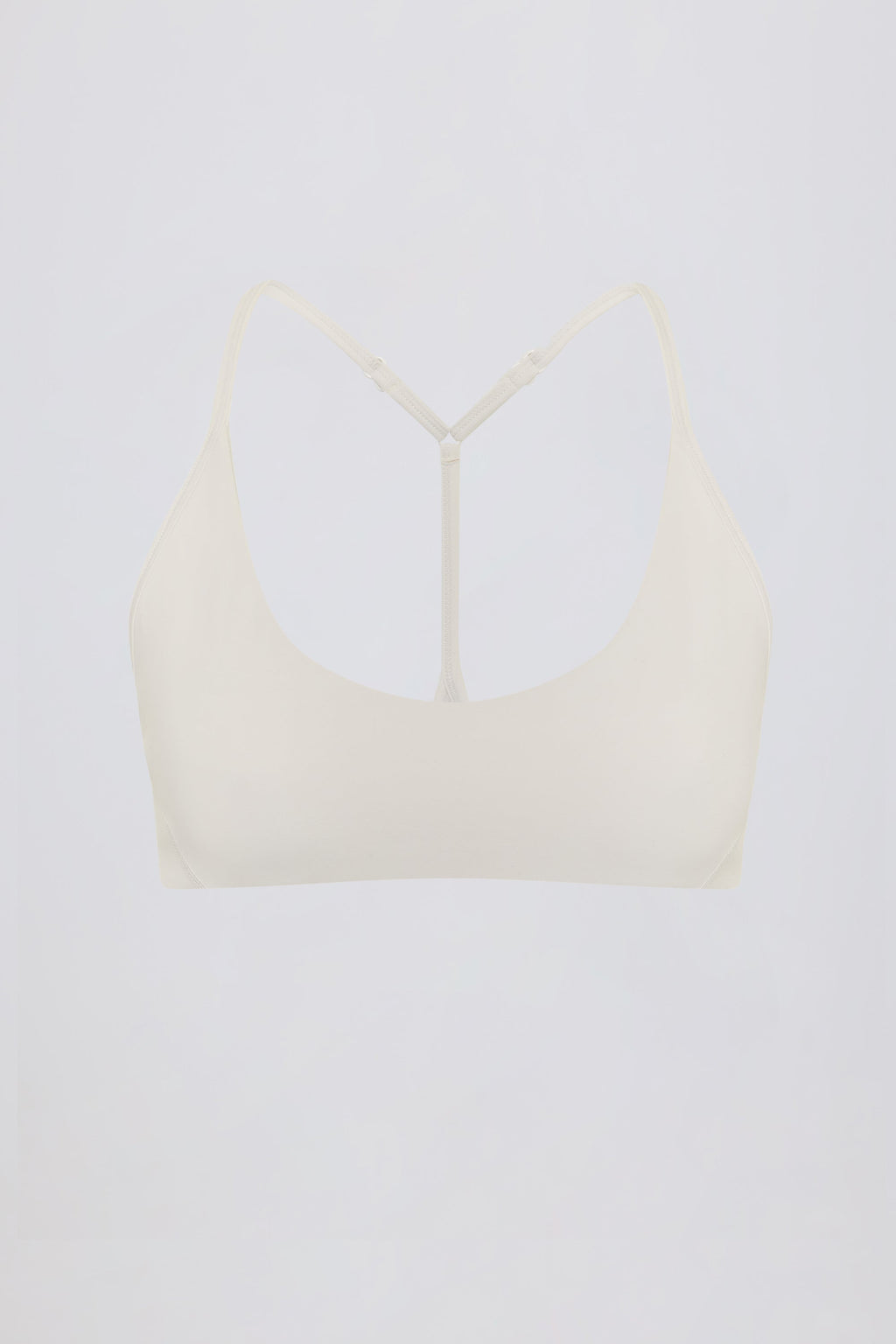Women's Soft Active Racerback Sports Bra in Oat — Activewear