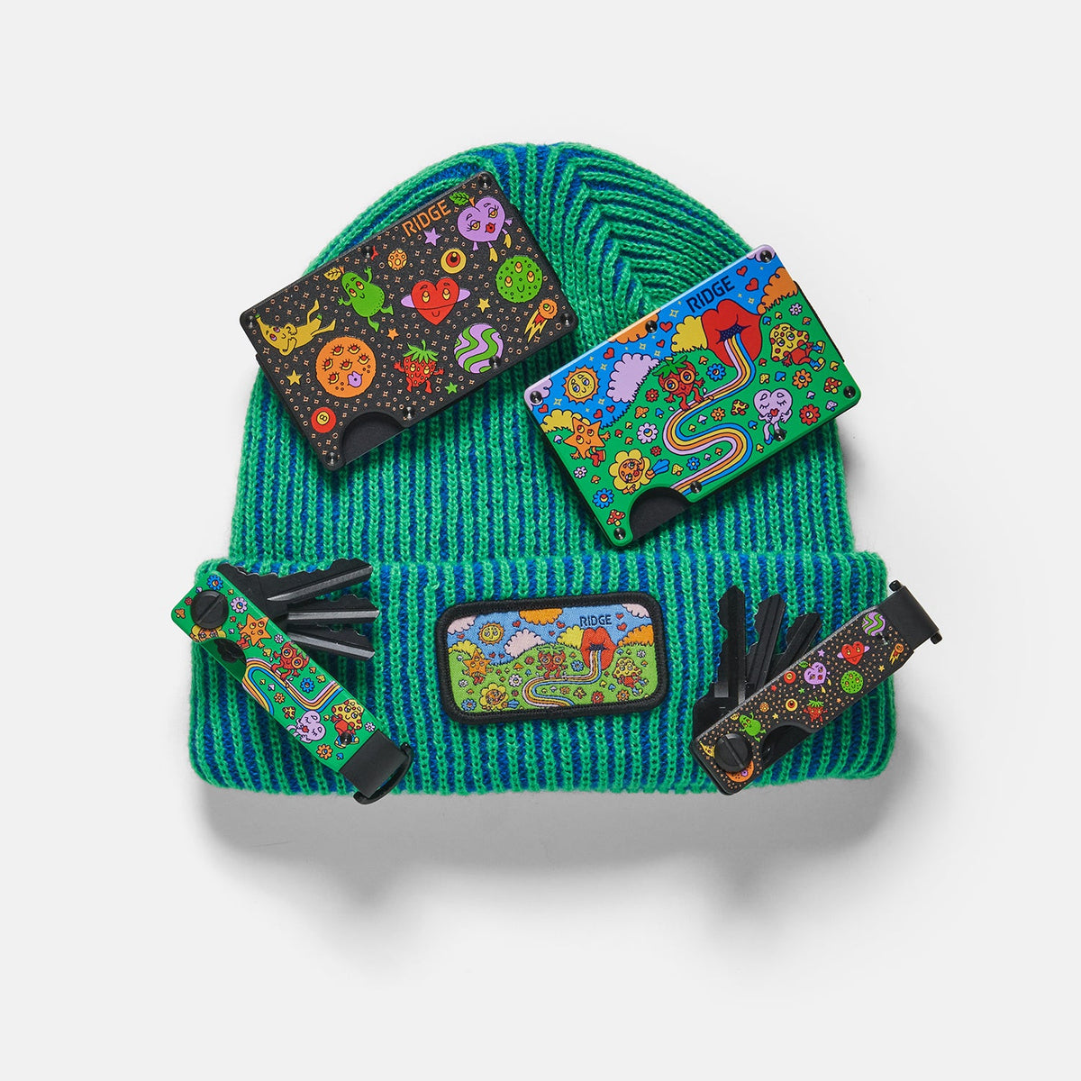 Classic Cuff Beanie - Claire Morales - Happy Daze — Bracelet