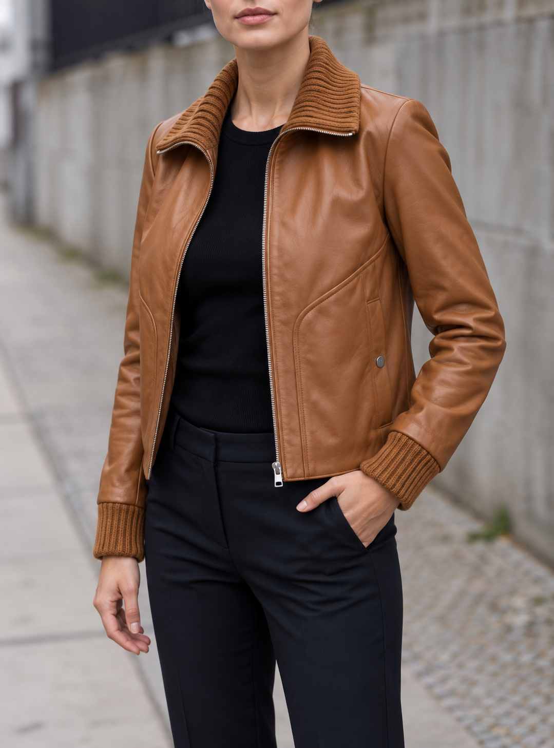 Women's Beatrix Leather Jacket
