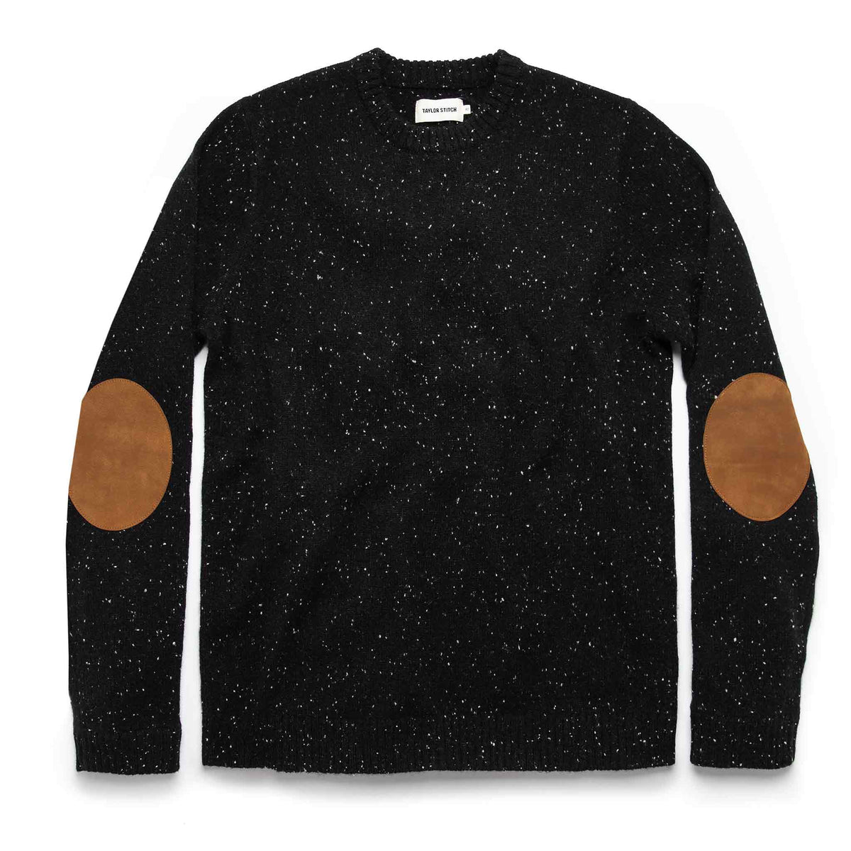Men's The Hardtack Sweater in Black Yak Donegal