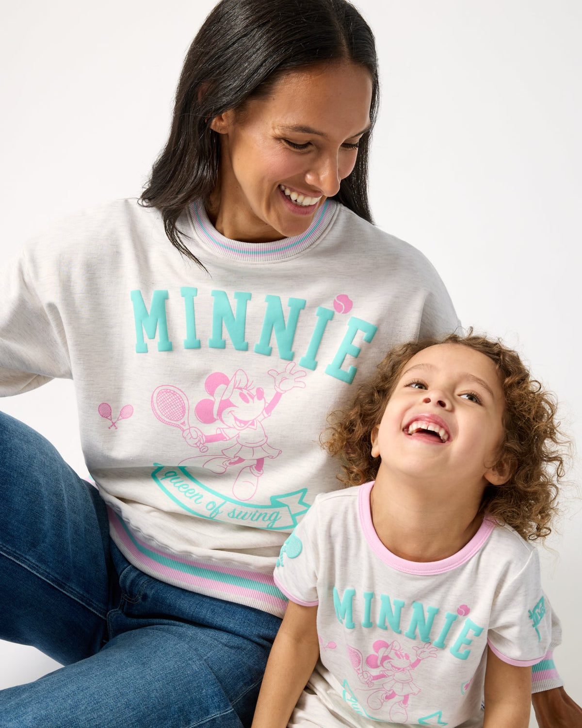 Disney Minnie Mouse Queen of Swing Women's Crewneck Sweatshirt — Sweater