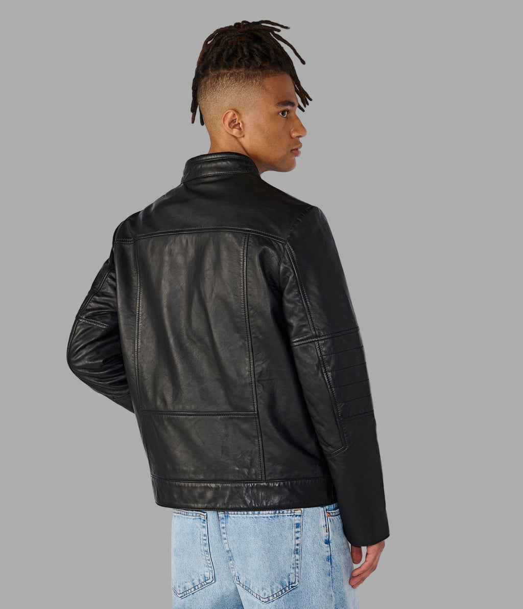Toby Quilted Leather Moto Jacket