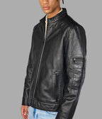 Toby Quilted Leather Moto Jacket
