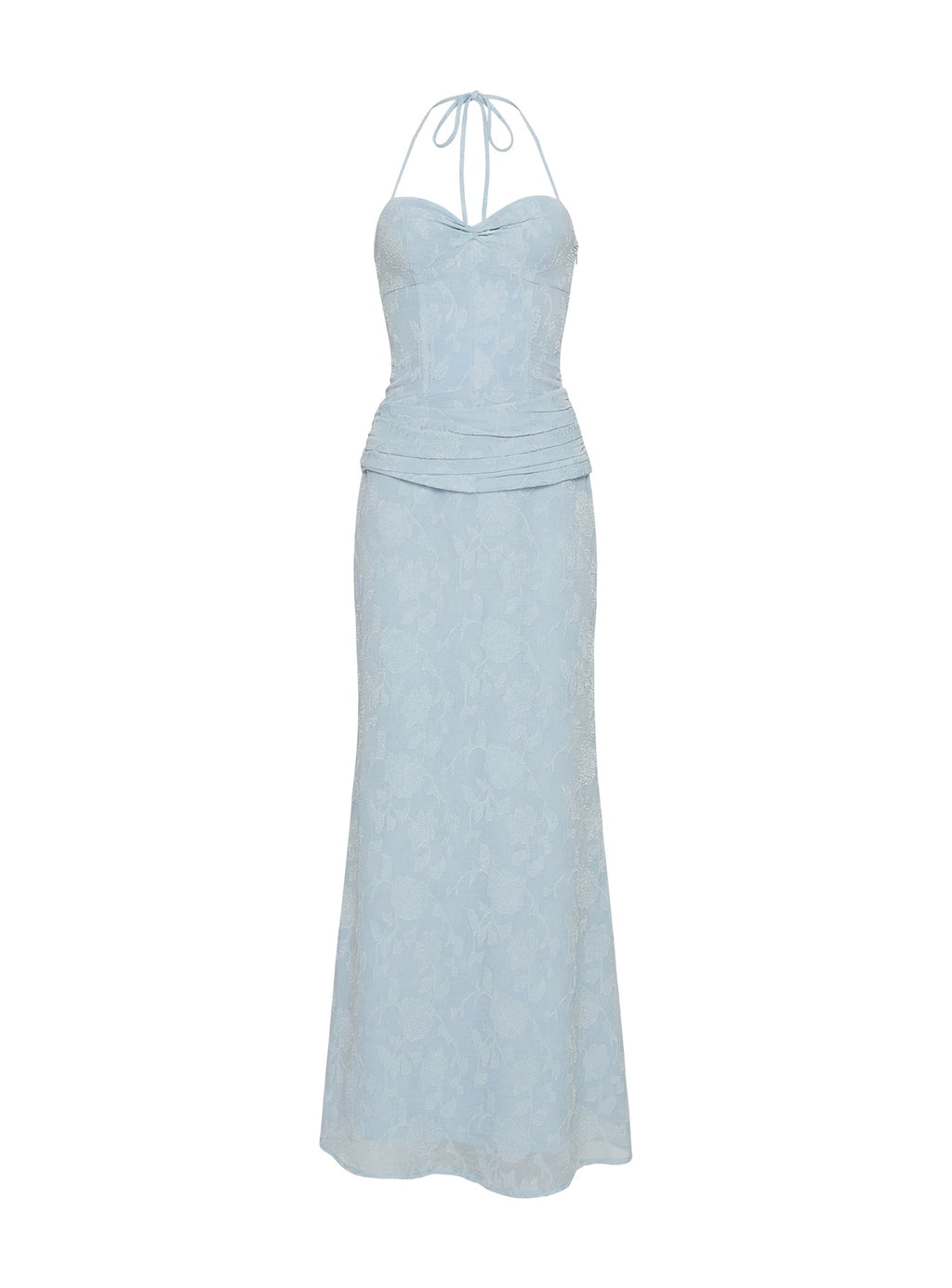 Women's Love from Portofino Corset Maxi Dress Blue — Dress