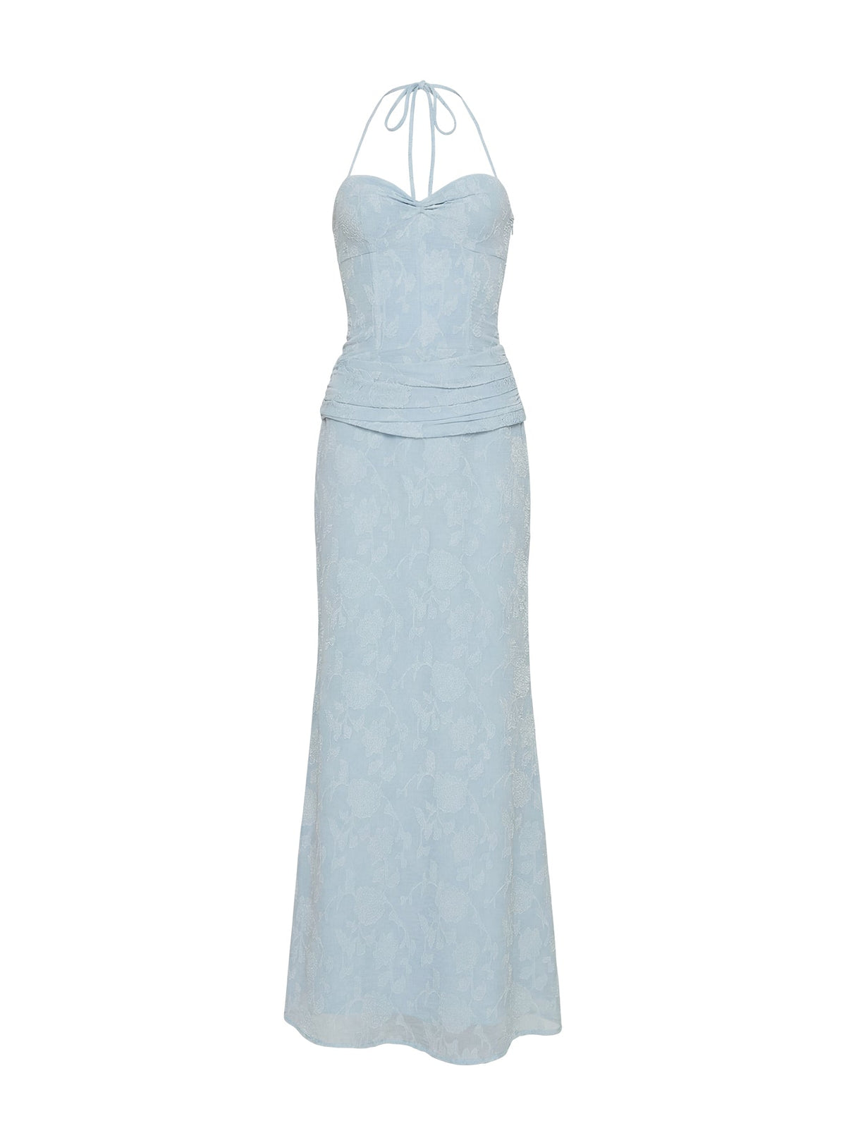 Women's Love from Portofino Corset Maxi Dress Blue — Dress