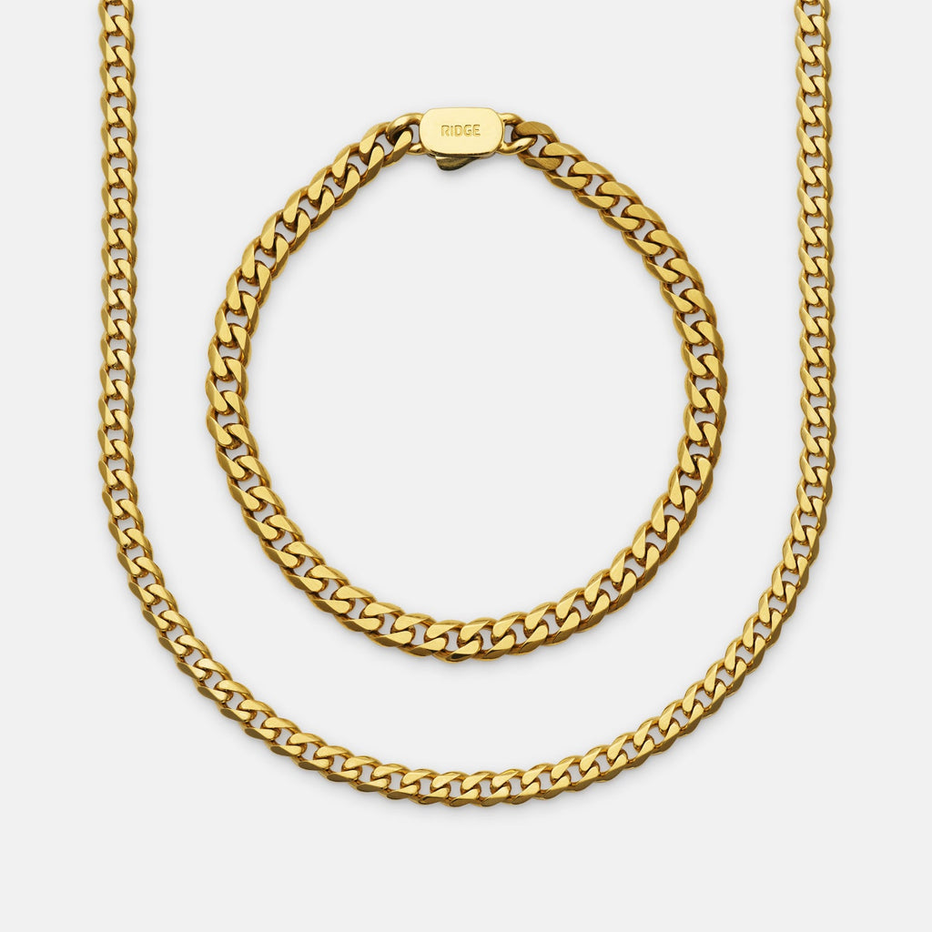 Curb Chain Kit - 18K Gold - Medium — Necklace