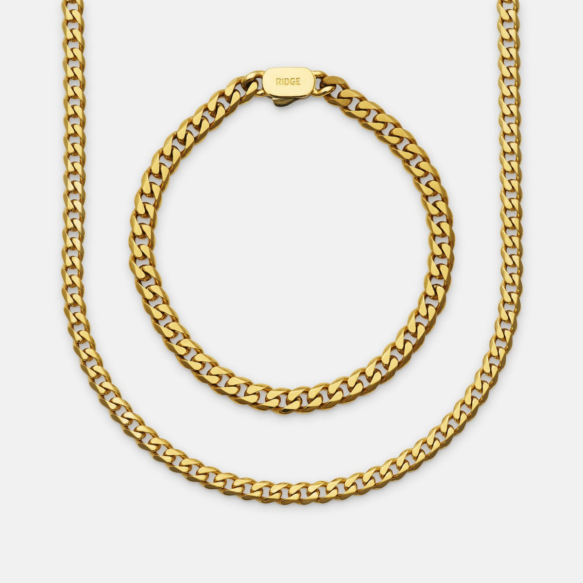Curb Chain Kit - 18K Gold - Medium — Necklace