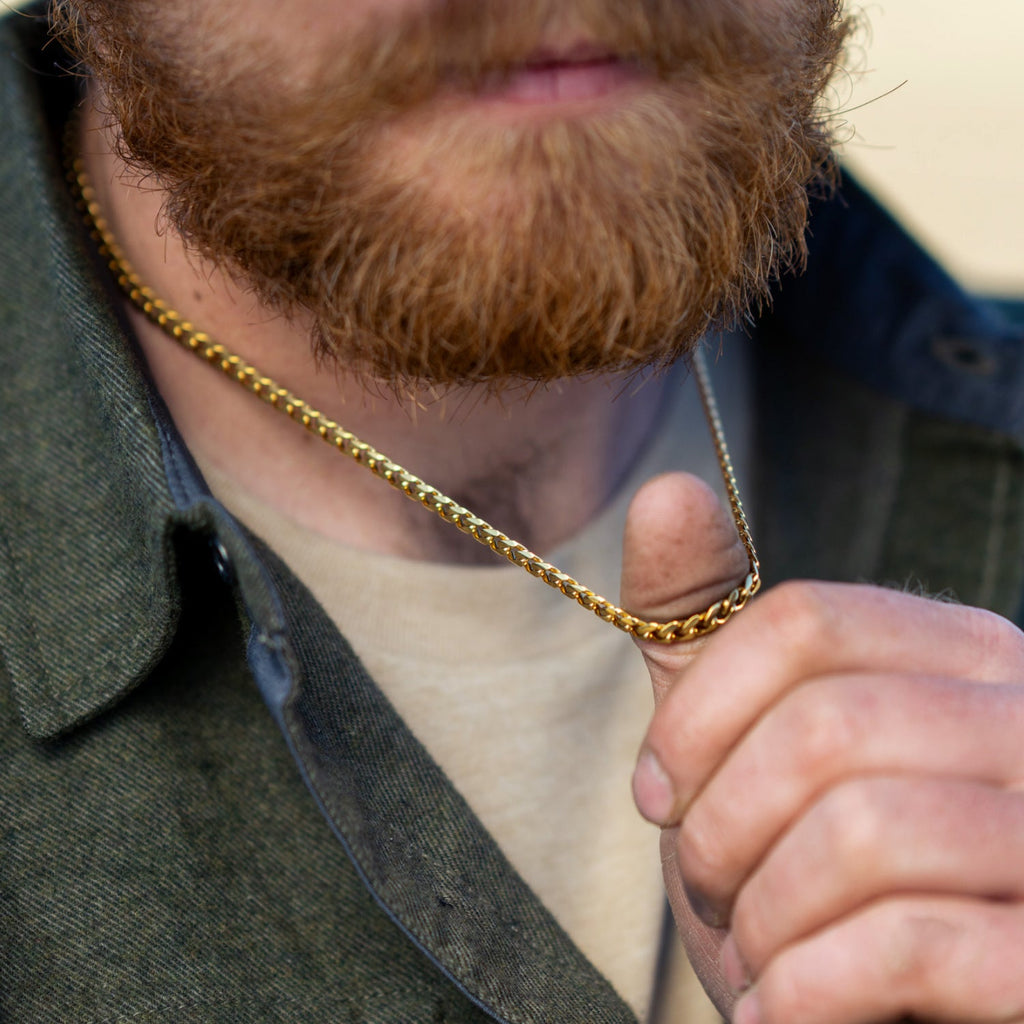 Curb Chain Kit - 18K Gold - Medium — Necklace