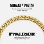 Curb Chain Kit - 18K Gold - Medium — Necklace