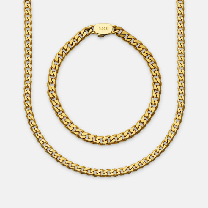 Curb Chain Kit - 18K Gold - Medium — Necklace