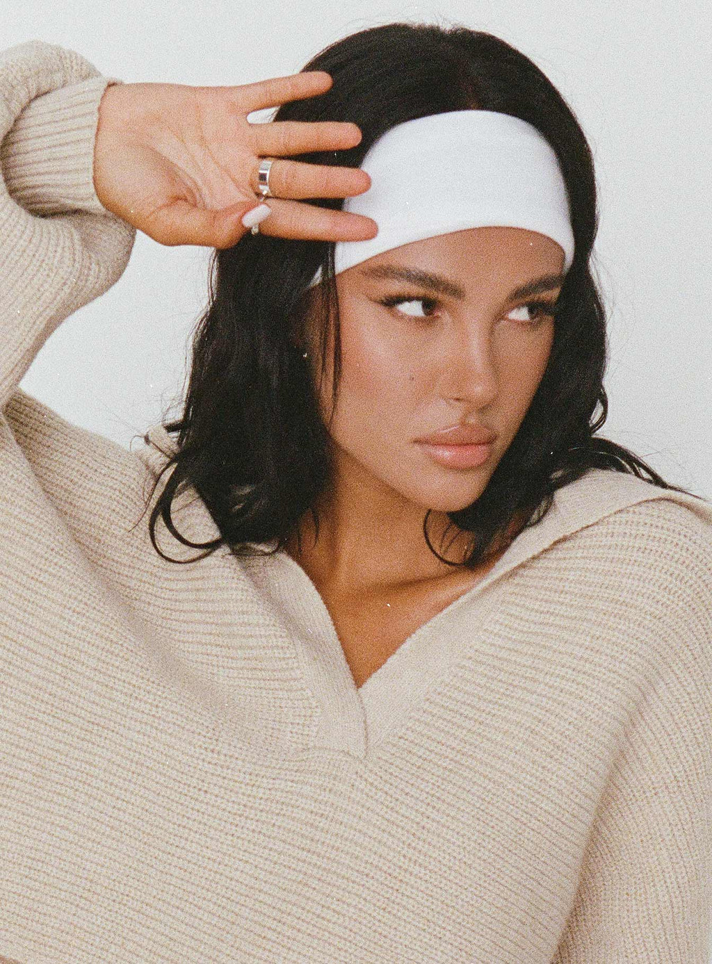 The Juney Headband White — Hair Accessories