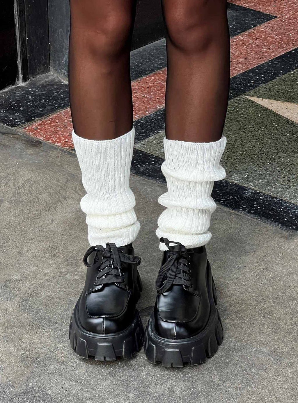 Women's Frolick Legwarmers Off White — Underwear & Socks