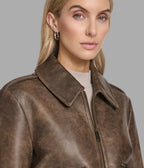 Addis Leather Aviator Jacket