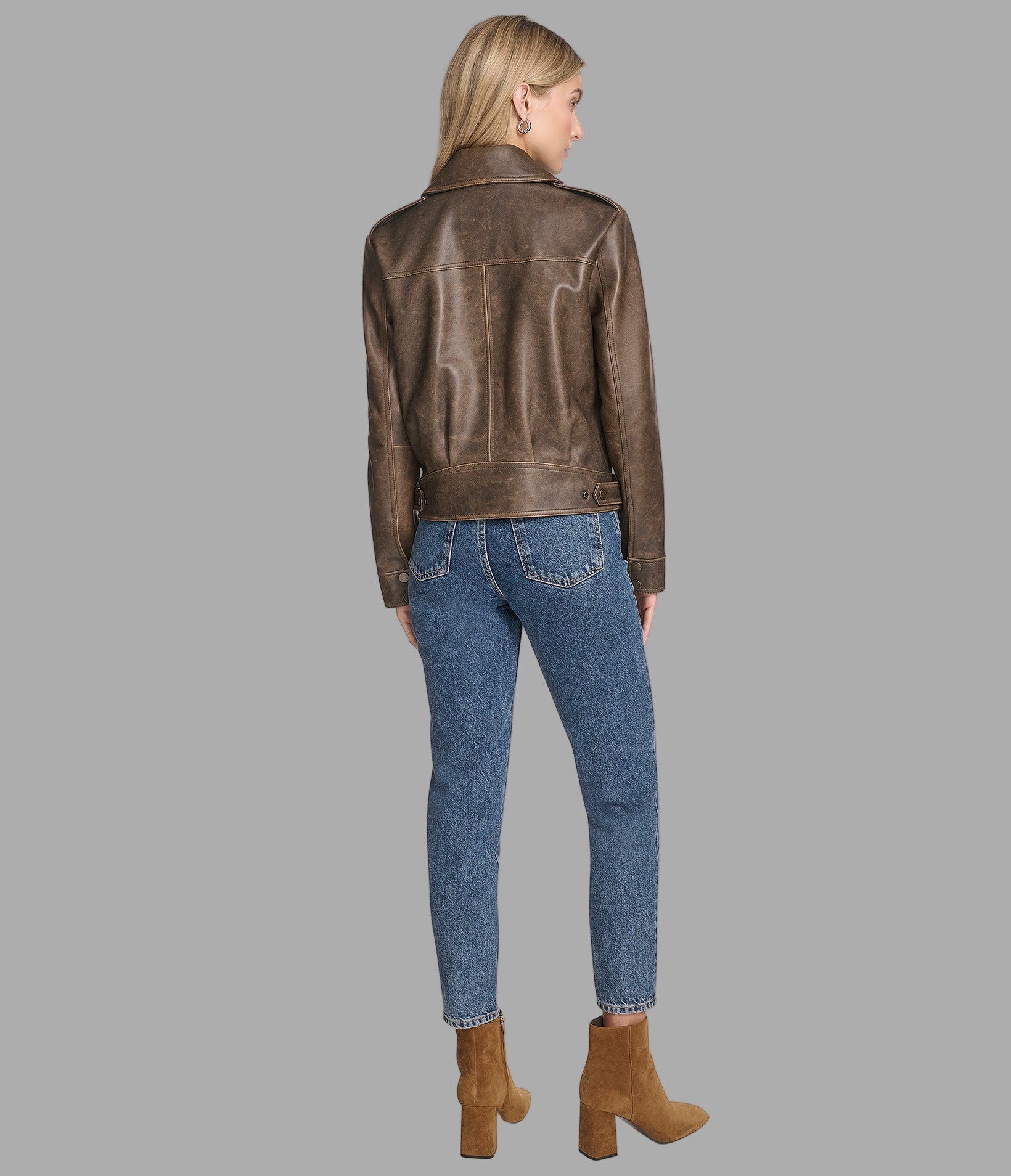 Addis Leather Aviator Jacket