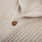 Men's The Shawl Cardigan in Natural Cotton — Sweater