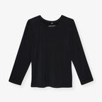 Black Classic Shirt — Tops