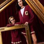 Gryffindor Varsity League Women's French Terry Varsity Cardigan — Sweater