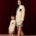 Hufflepuff Varsity League Women's French Terry Varsity Cardigan — Sweater