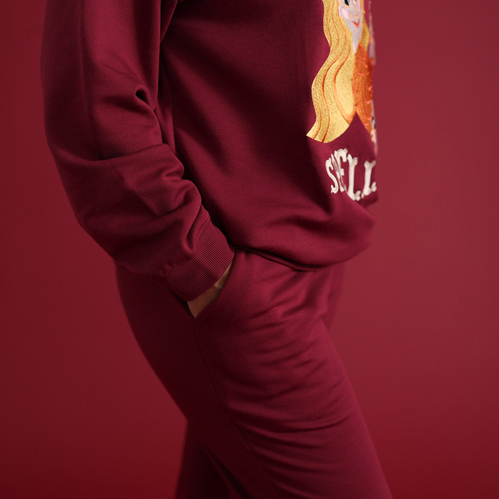 Disney Sanderson Sisters Women's Fleece Graphic Sweatshirt Jogger Set — Pants