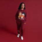 Disney Sanderson Sisters Women's Fleece Graphic Sweatshirt Jogger Set — Pants