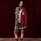 Gryffindor Varsity League Women's French Terry Varsity Cardigan — Sweater