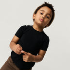 Black Pocket Tee — Tops