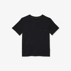 Black Pocket Tee — Tops