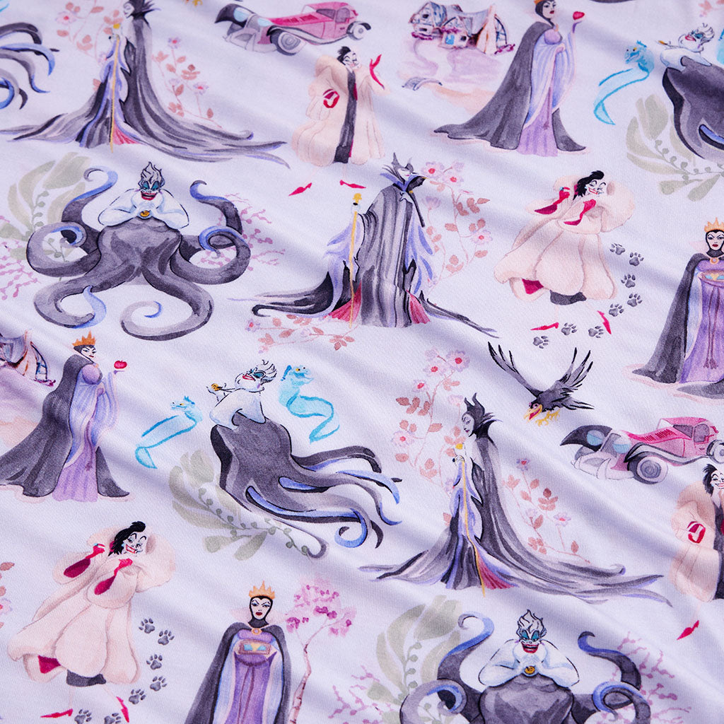 Disney Villains Ruffled Twirl Bodysuit Dress — Baby