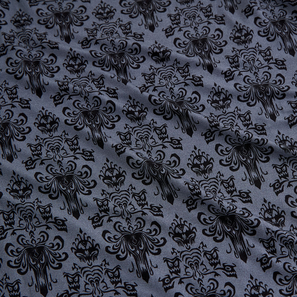 Disney The Haunted Mansion Wallpaper Women's Scoop Short Dress — Dress