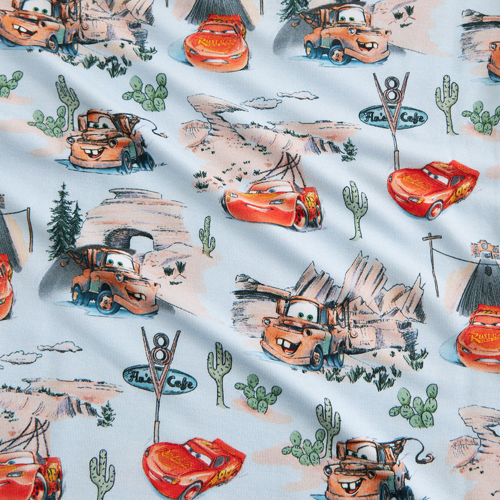 Disney Pixar Cars Rte 66 & Lightning McQueen Luxe Blanket — Bedding Bath