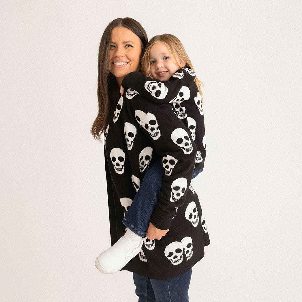 Classic Skelly Women's Jacquard Cardigan — Sweater