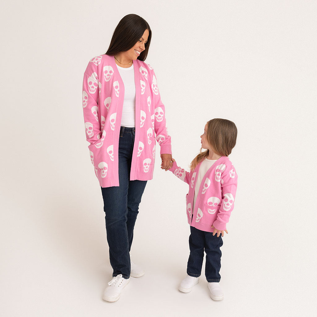 Skelly Women's Jacquard Cardigan — Sweater