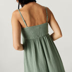 Soft Jade Women's Cotton Crinkle Maxi Dress — Dress