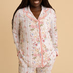 Janey Women's Ruffled Pajama Set