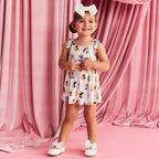 Disney Princess Portraits Bow Babydoll Bodysuit Dress — Baby